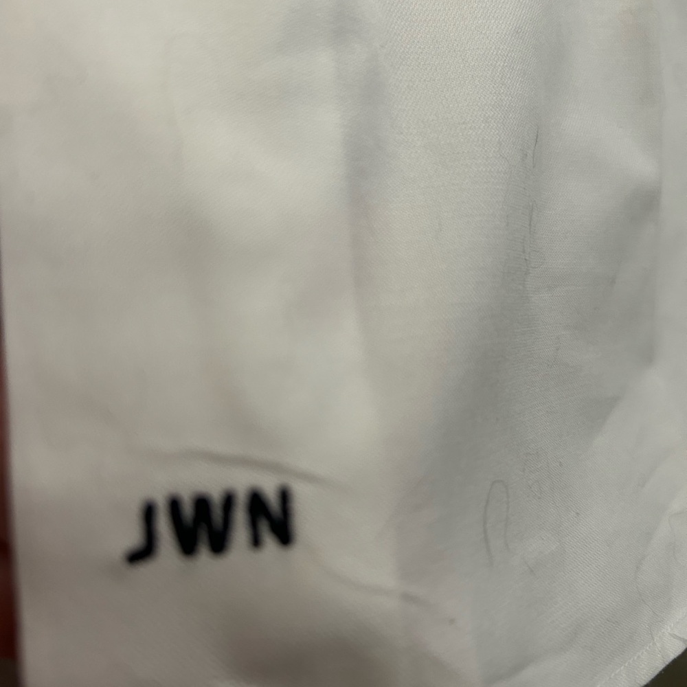 John W Nordstrom Oversized White Button Down Dress Shirt - Picture 3 of 4